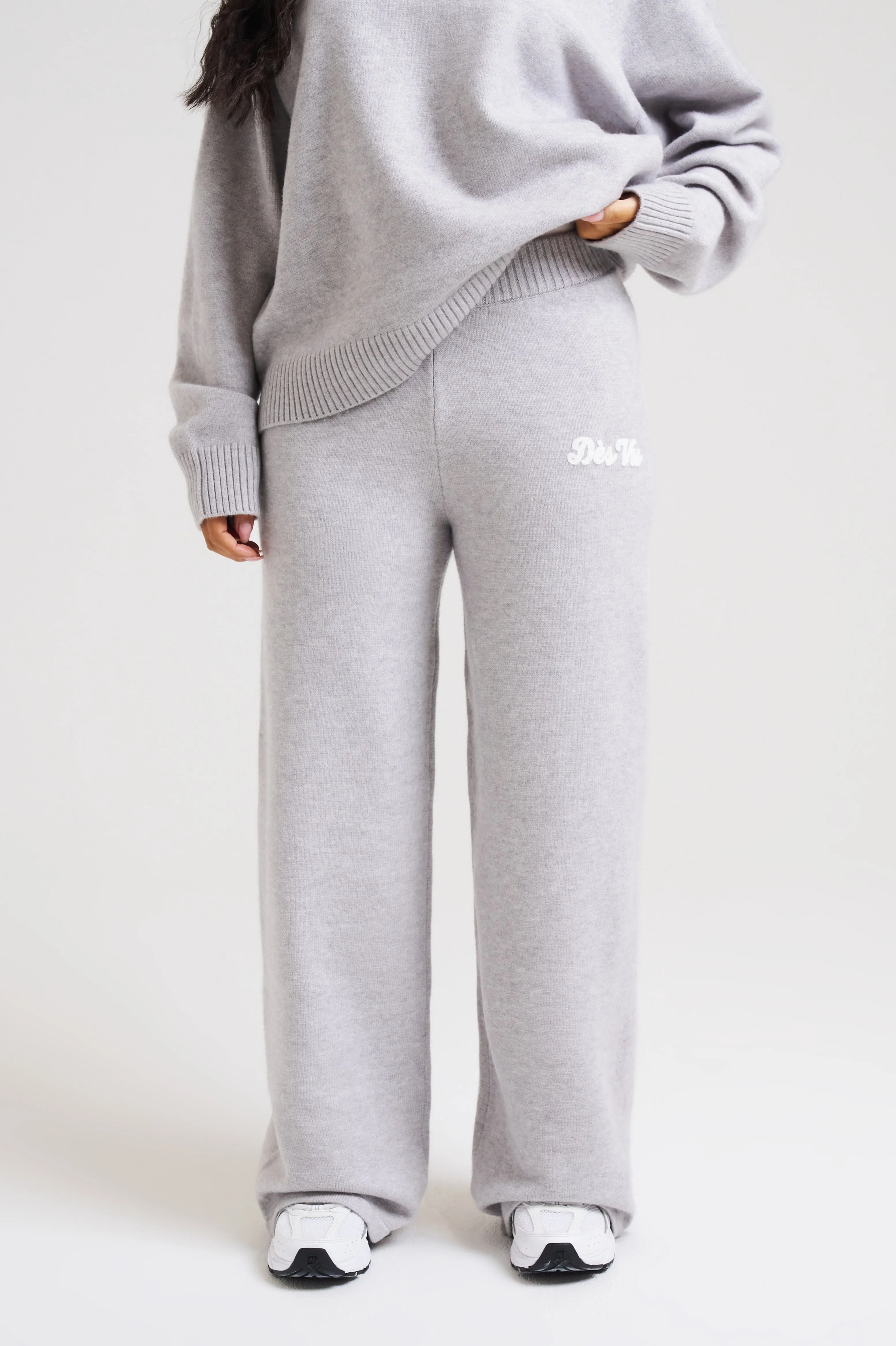 Knitted Trousers - Grey