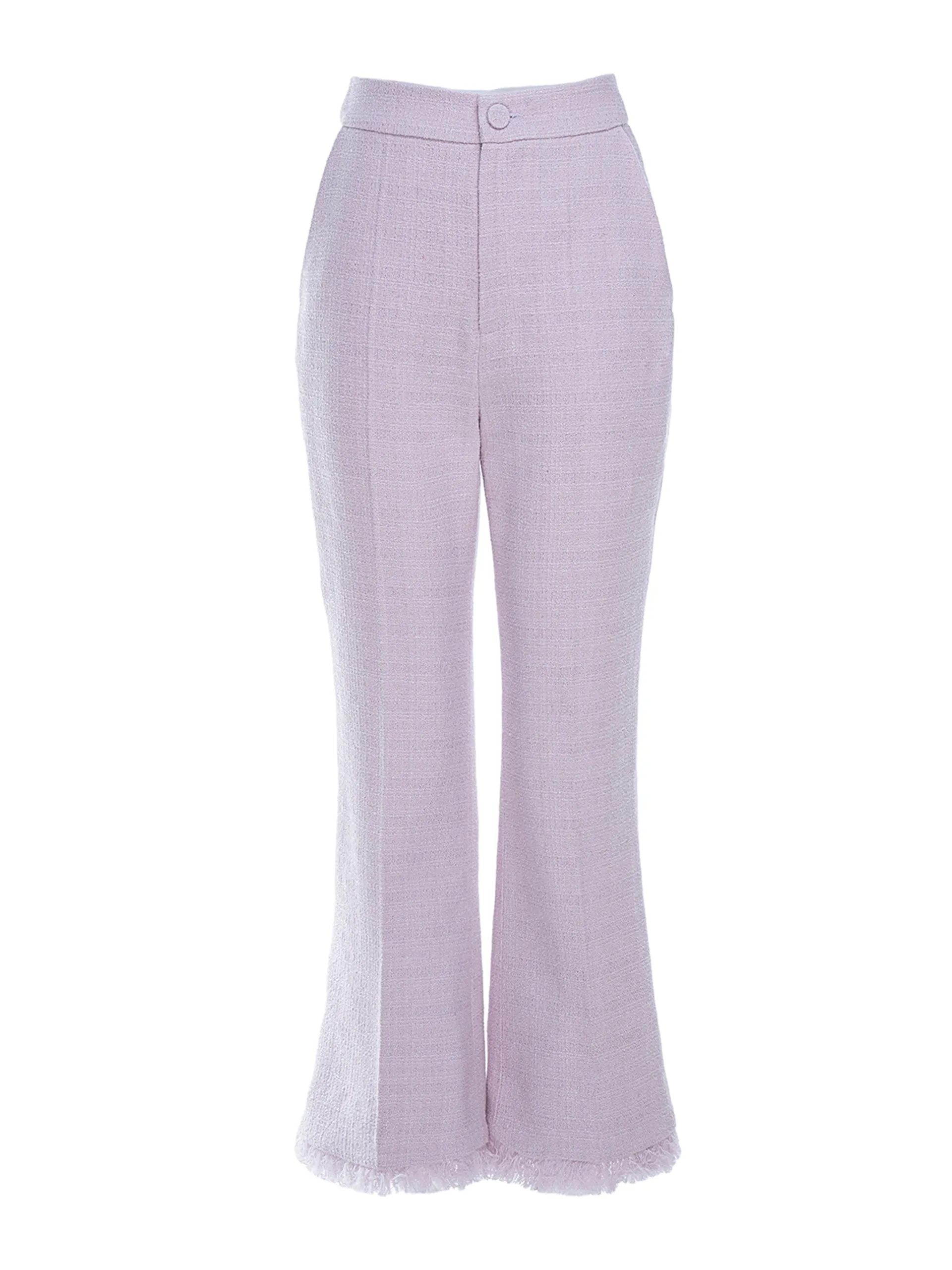 Lavender tweed Beverly trousers