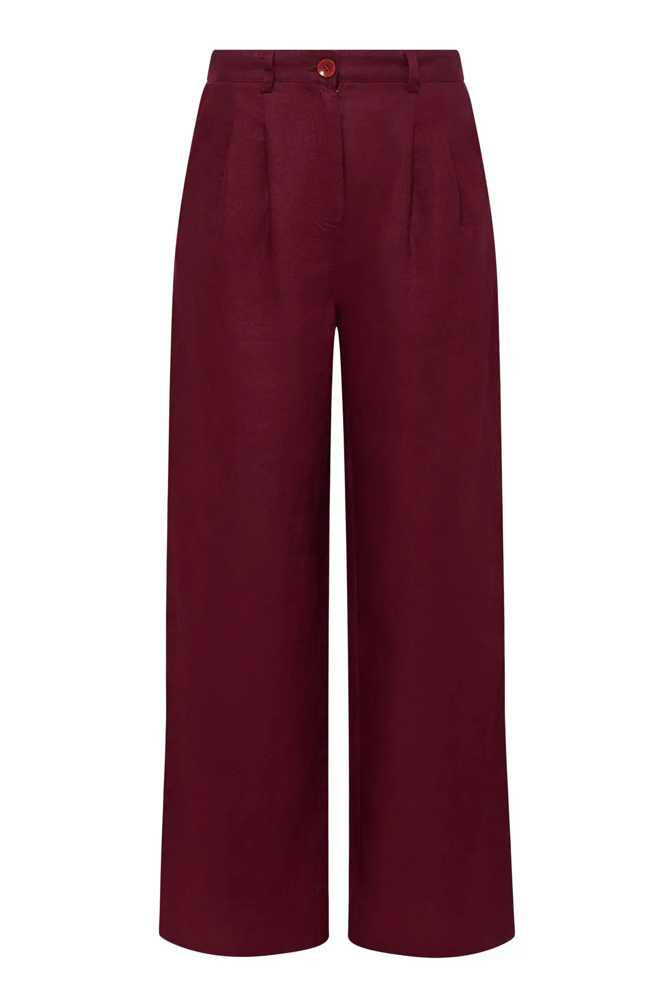 Lion Linen Trouser (Berry)