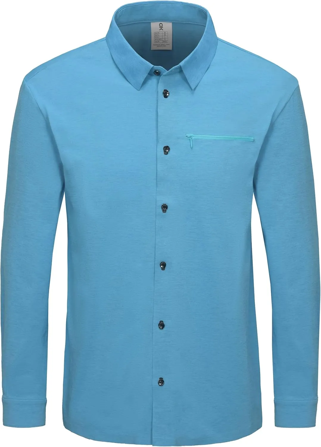 Little Donkey Andy Men's UPF 50  UV Protection Shirts, Cooling Quick-Dry Performance Fishing Shirts for Outdoor