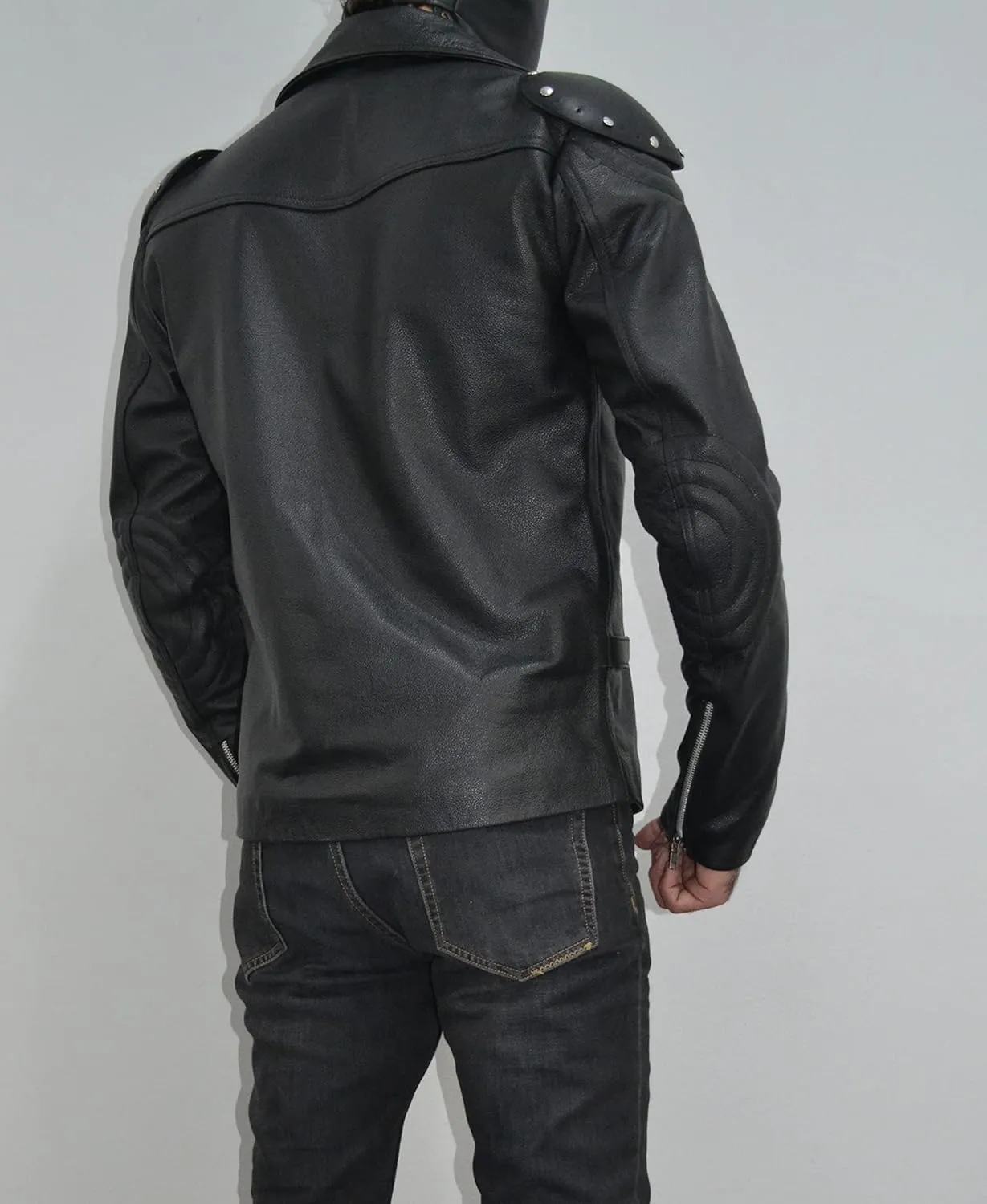 Mad 4 Fury Road Movie Costume - Tom Australian Distressed hardy Brown Max Biker Jacket - Motorcycle Leather Jacket for Mens