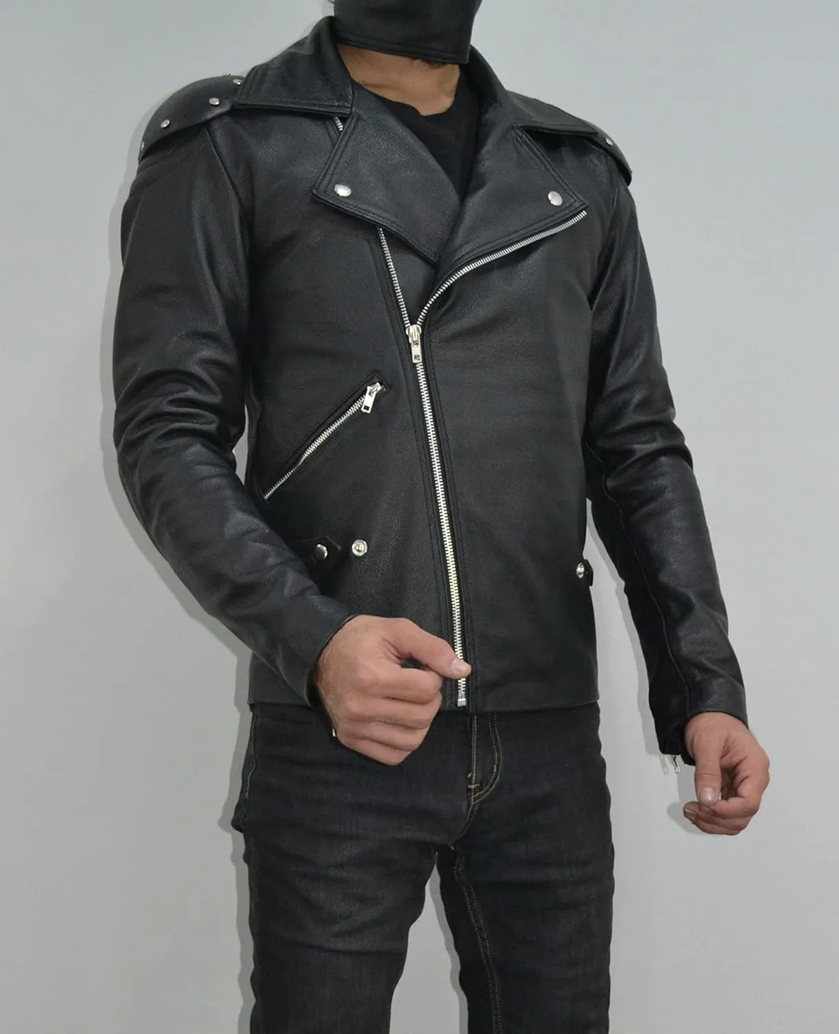 Mad 4 Fury Road Movie Costume - Tom Australian Distressed hardy Brown Max Biker Jacket - Motorcycle Leather Jacket for Mens
