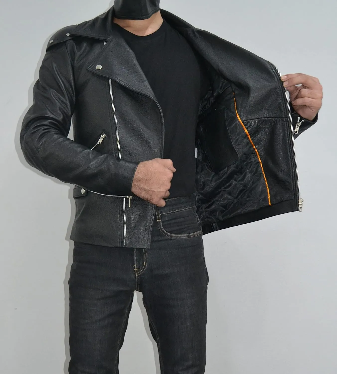 Mad 4 Fury Road Movie Costume - Tom Australian Distressed hardy Brown Max Biker Jacket - Motorcycle Leather Jacket for Mens