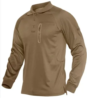 MAGNIVIT Men's Tactical Short and Long Sleeve Polo Shirts Outdoor Performance Military Cargo T-Shirts
