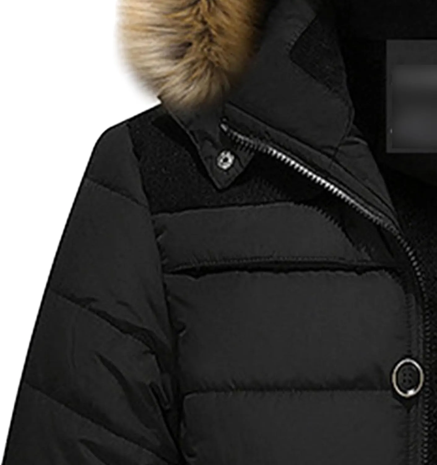 Maiyifu-GJ Mens Winter Hooded Wool Liner Jacket Warm Windbreaker Down Cotton Padded Thicken Coat With Pocket