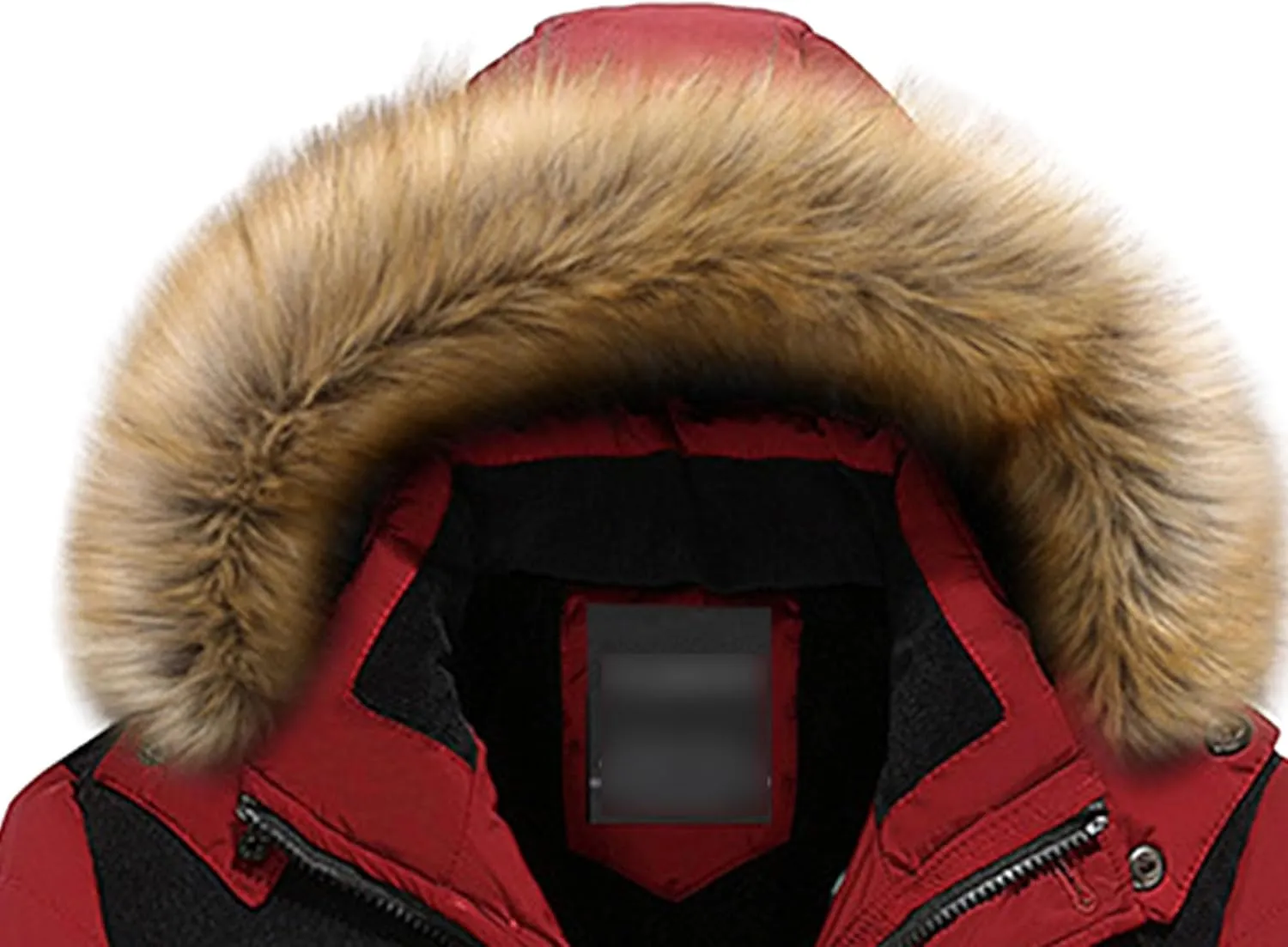 Maiyifu-GJ Mens Winter Hooded Wool Liner Jacket Warm Windbreaker Down Cotton Padded Thicken Coat With Pocket