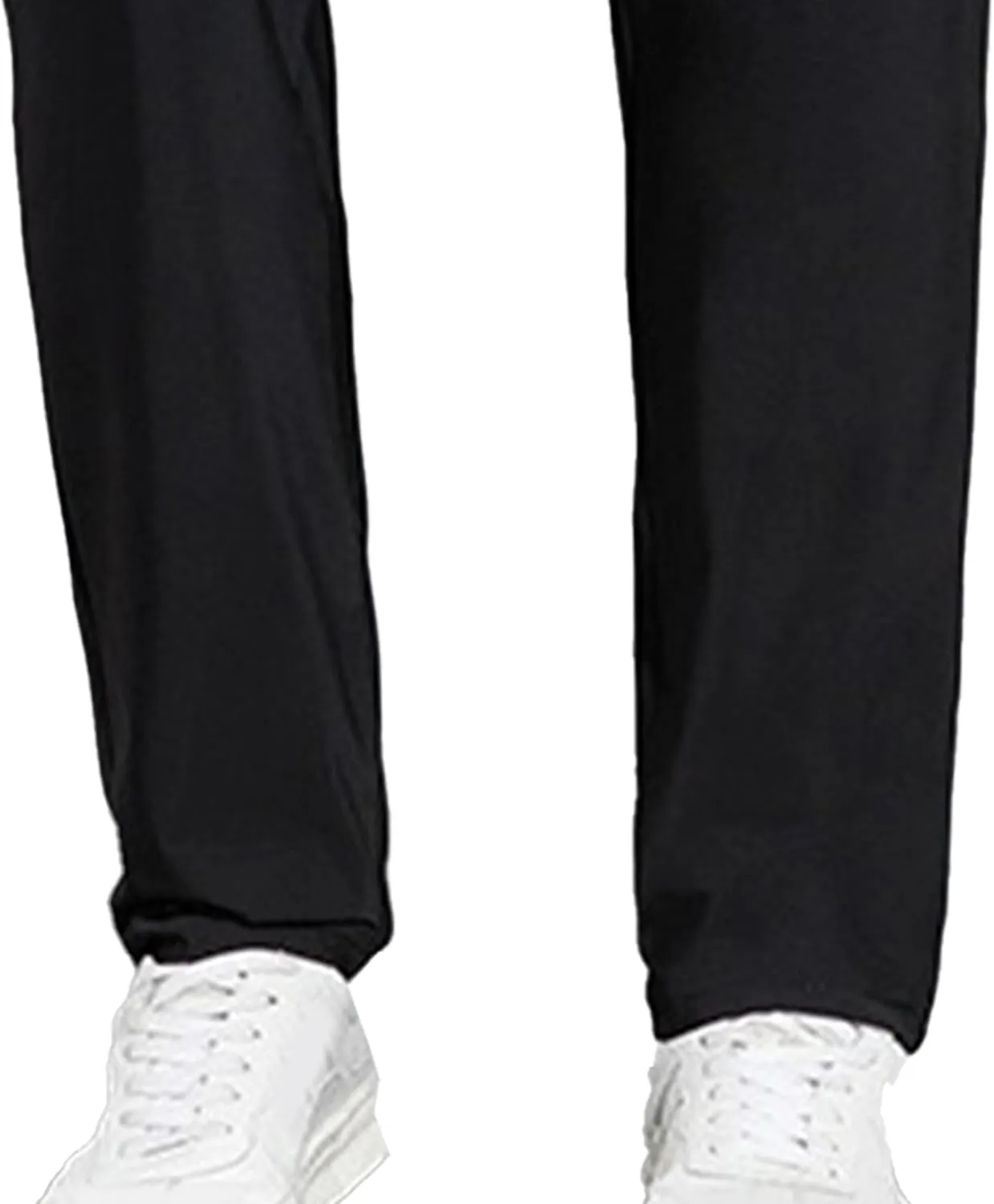 Men's Loose Fit Solid Athletic Long Pants Stretch Drawstring Summer Trousers Casual Comfort Outdoor Sweatpants