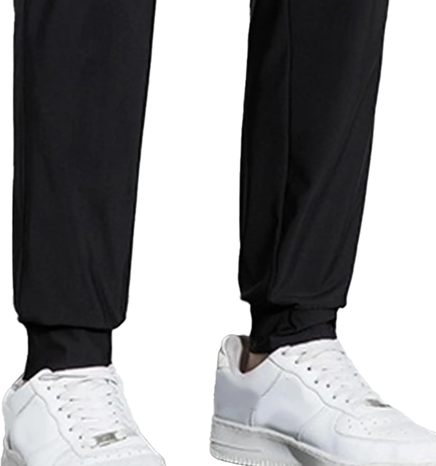 Men's Loose Fit Solid Athletic Long Pants Stretch Drawstring Summer Trousers Casual Comfort Outdoor Sweatpants