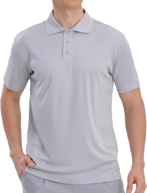 Mens Polo Shirts Short Sleeve,1 Pack/5 Pack Quick Dry Moisture Wicking Polos Workout Golf Shirts for Men
