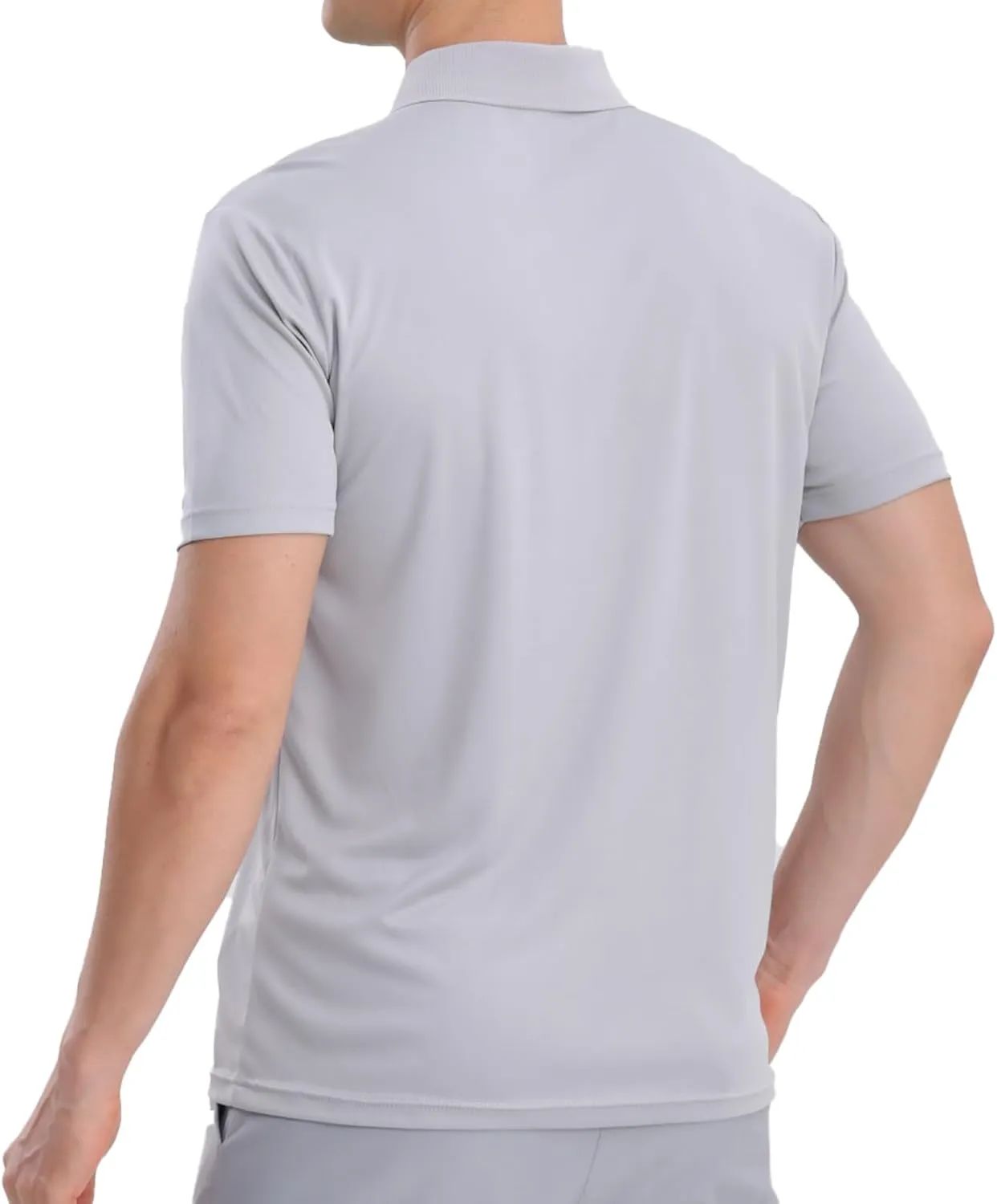 Mens Polo Shirts Short Sleeve,1 Pack/5 Pack Quick Dry Moisture Wicking Polos Workout Golf Shirts for Men