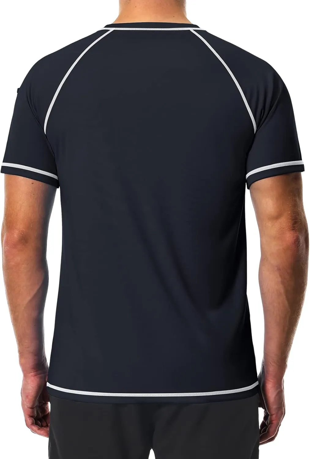 Men's Swim Shirts Quick Dry Rash Guard UPF 50  Sun Protection Fishing Beach Water Shirts Short Sleeve