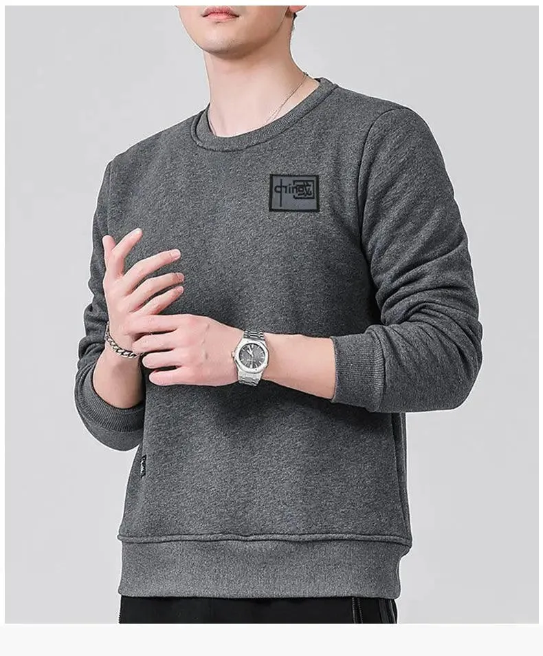 Men's Warm & Plus Fleece-Lined Quarter-Zip Sweatshirt –  Size (L-7XL) Pullover
