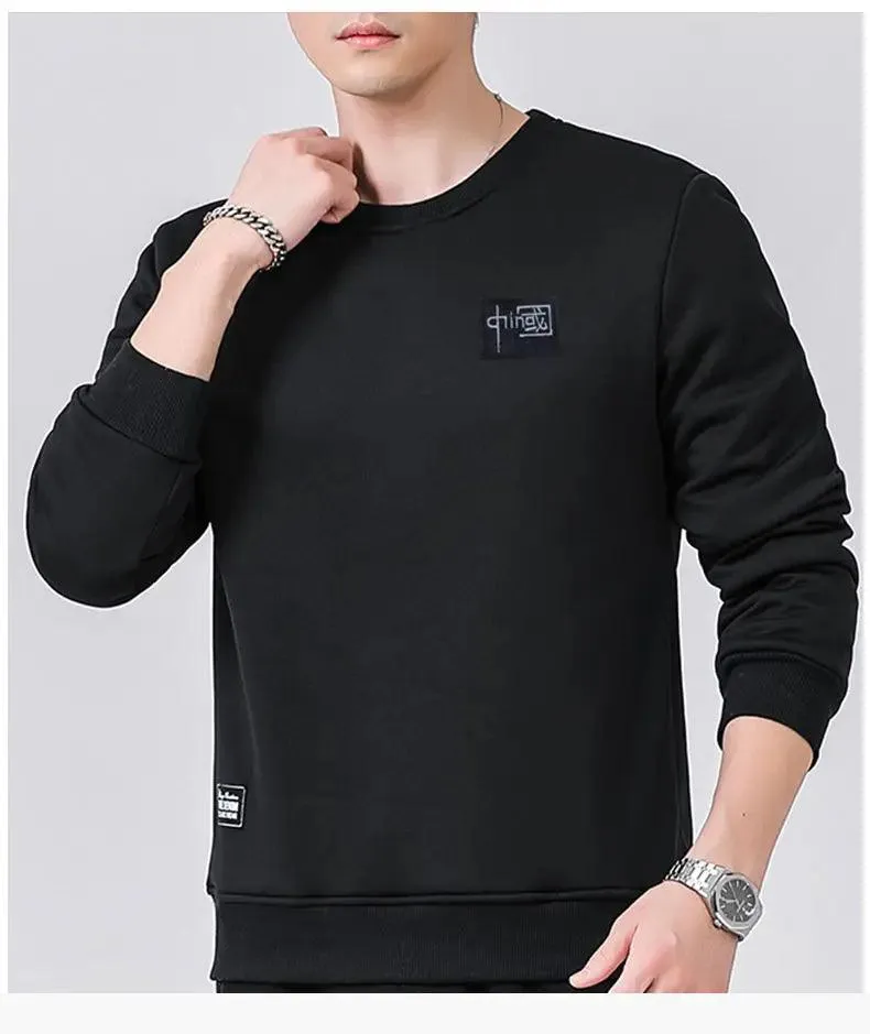 Men's Warm & Plus Fleece-Lined Quarter-Zip Sweatshirt –  Size (L-7XL) Pullover