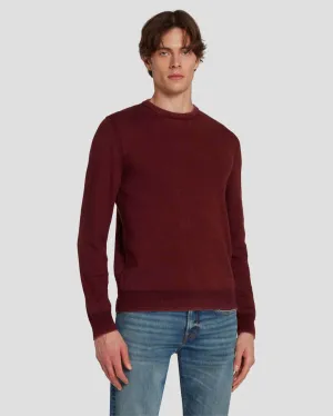 Merino Wool Sweater in Mulberry