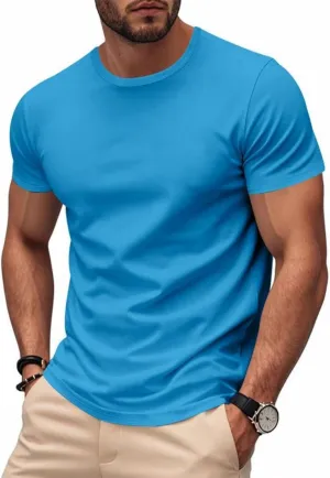 Mesh Workout Shirts for Men Casual Quick Dry Athletic Short Sleeve Moisture Wicking T-Shirts Lightweight Activewear