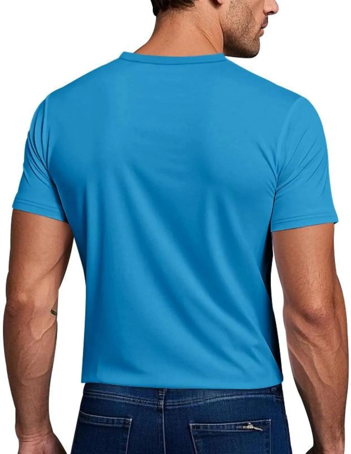 Mesh Workout Shirts for Men Casual Quick Dry Athletic Short Sleeve Moisture Wicking T-Shirts Lightweight Activewear