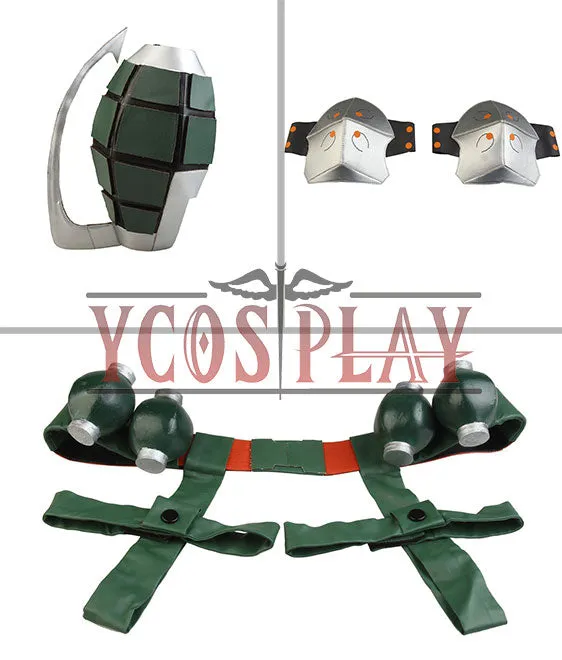 My Hero Academia Boku No Hero Akademia Katsuki Bakugou Battle Suit Full Set Cosplay Costume