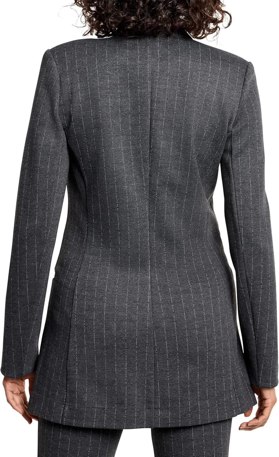NIC ZOE Women's Pinstripe Ponte Zip Jacket