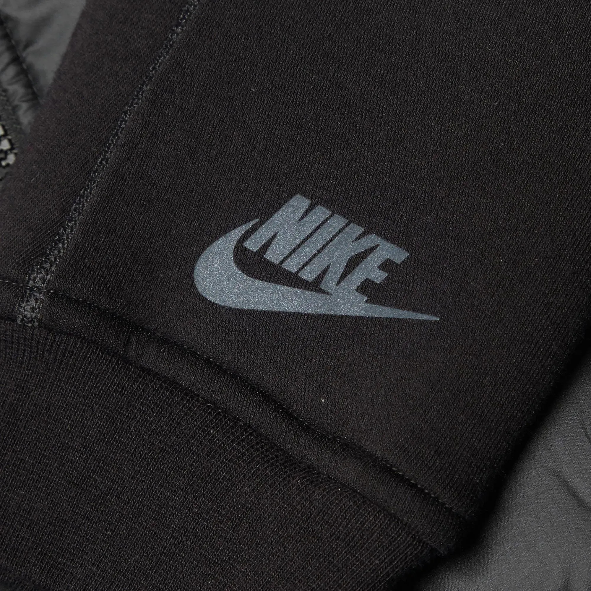 Nike Tech Fleece Aeroloft Bomber Full Zip Men's Jacket Black