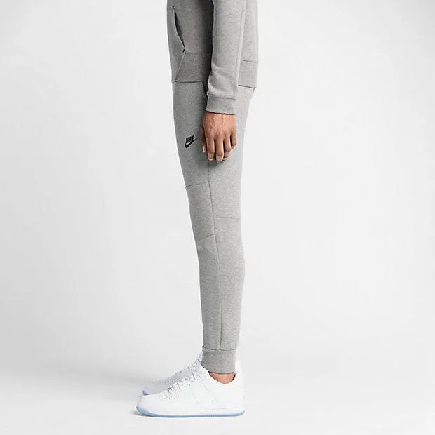 NIKE TECH FLEECE MEN'S TROUSERS - Medium Grey-Black
