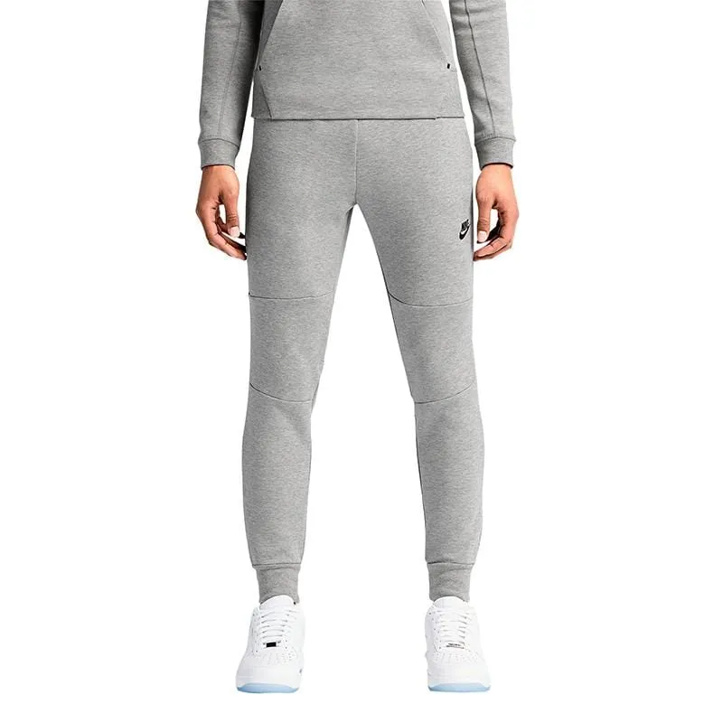 NIKE TECH FLEECE MEN'S TROUSERS - Medium Grey-Black