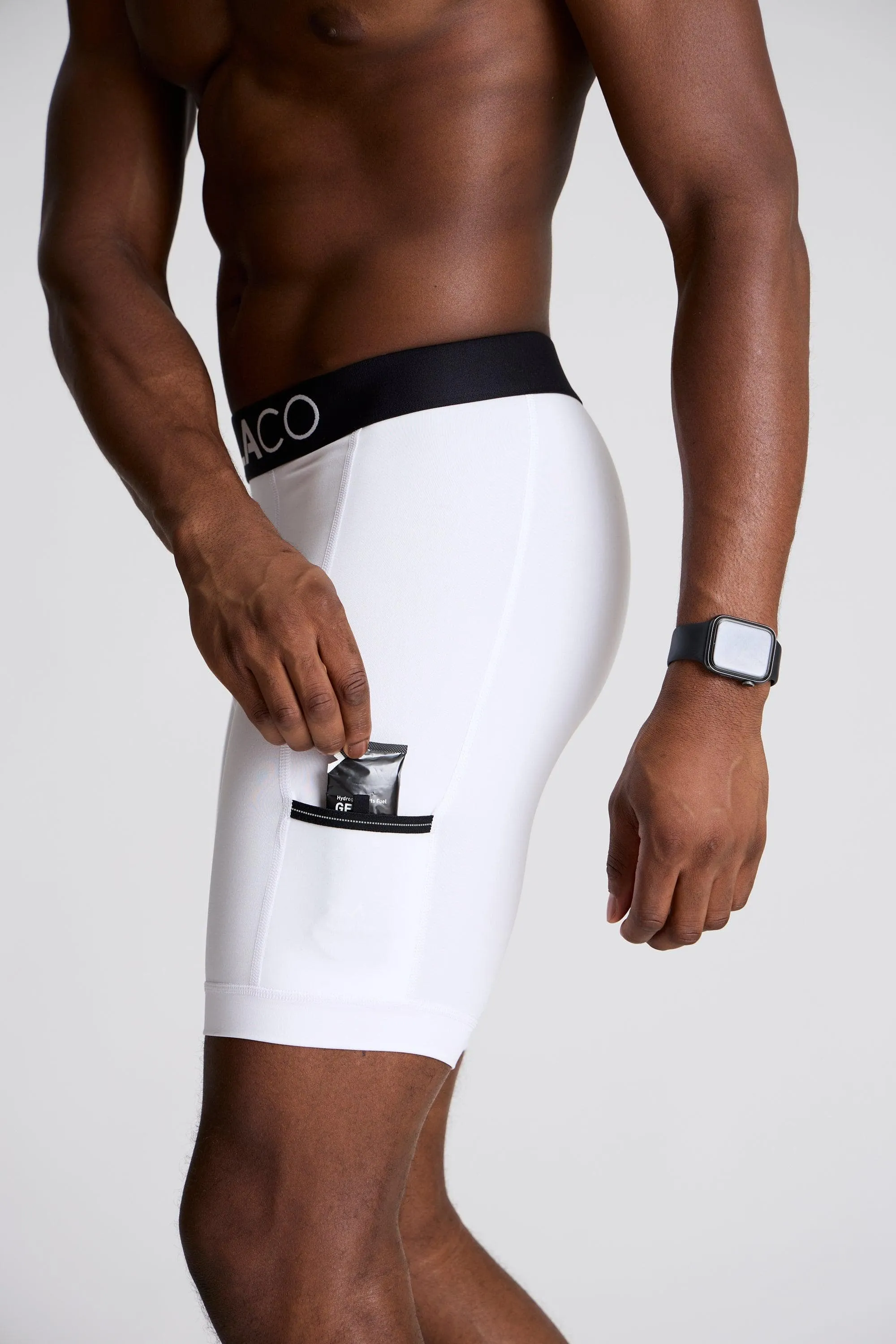 North Moore Short in White