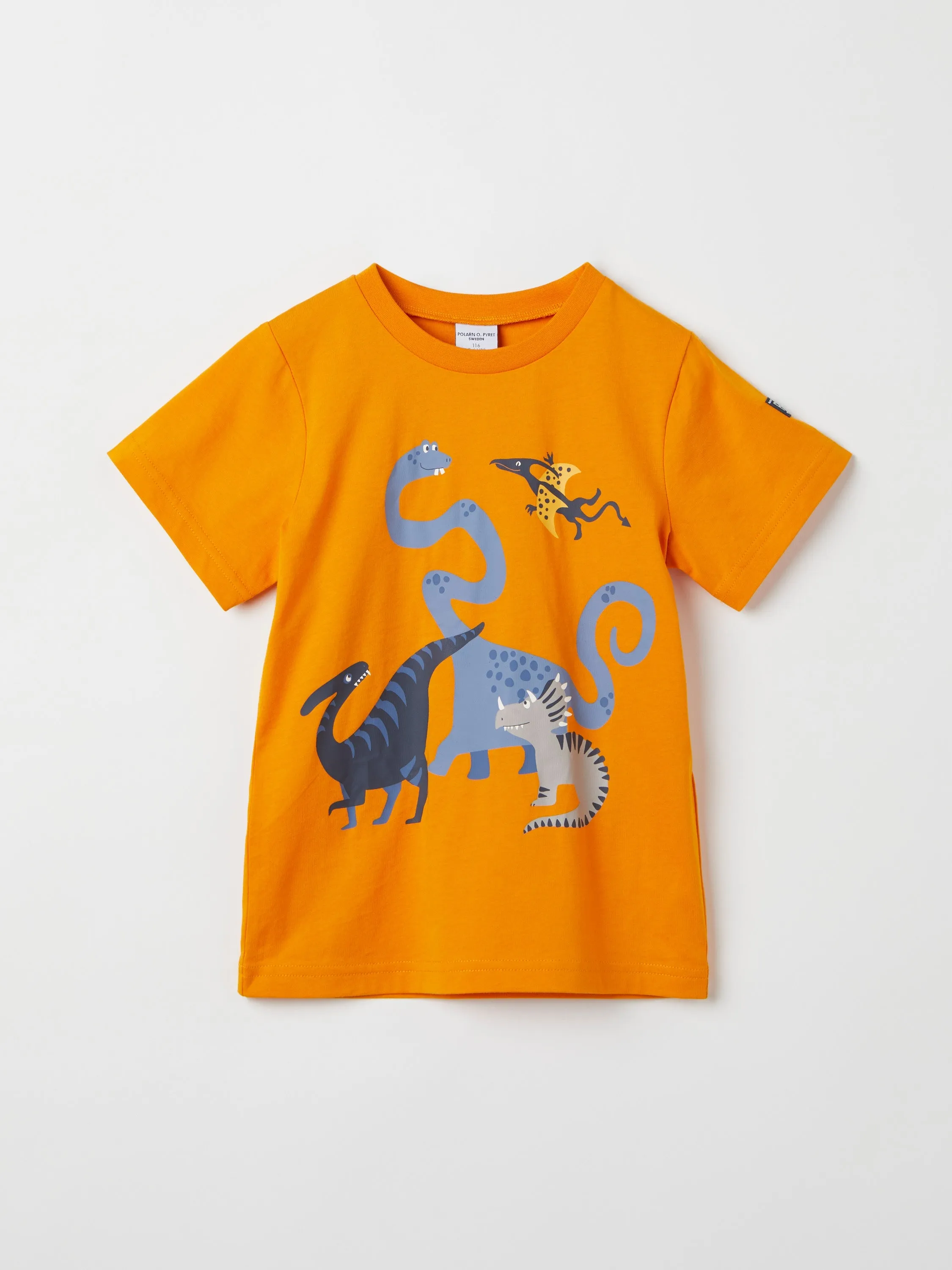 Organic Cotton Dinosaur Print T-Shirt