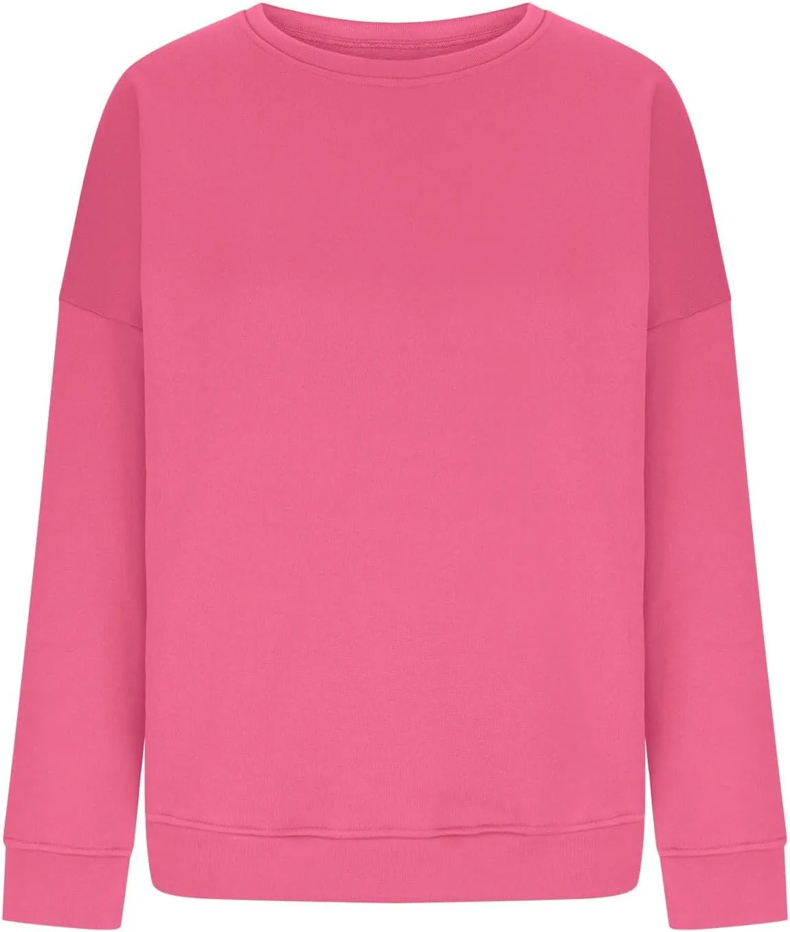 Oversized Sweatshirt for Women Crewneck Cute Sweatshirts Loose Fit Fall Hoodies Drop Shoulder Fleece Pullover