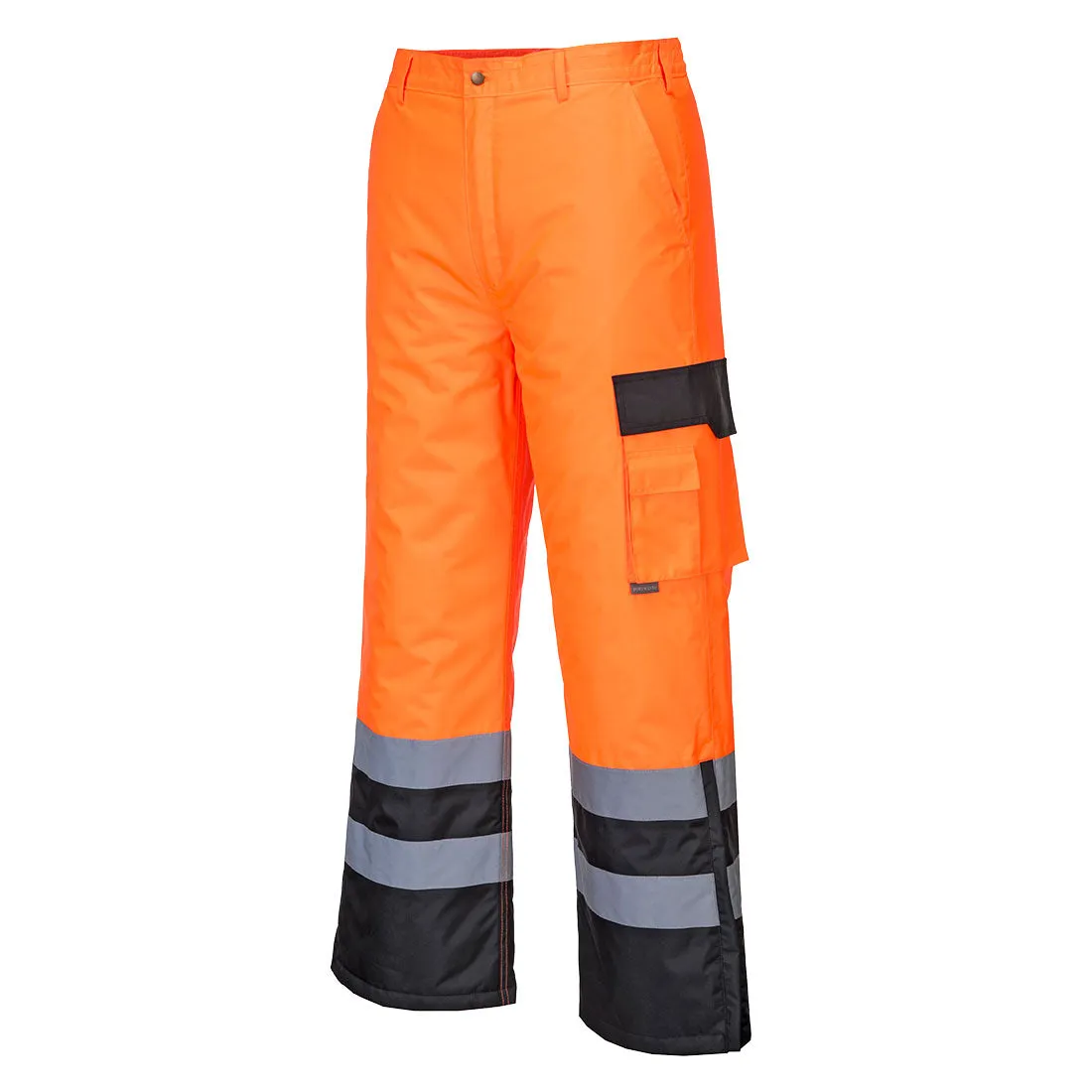 Portwest Hi-Vis Contrast Trousers - Lined