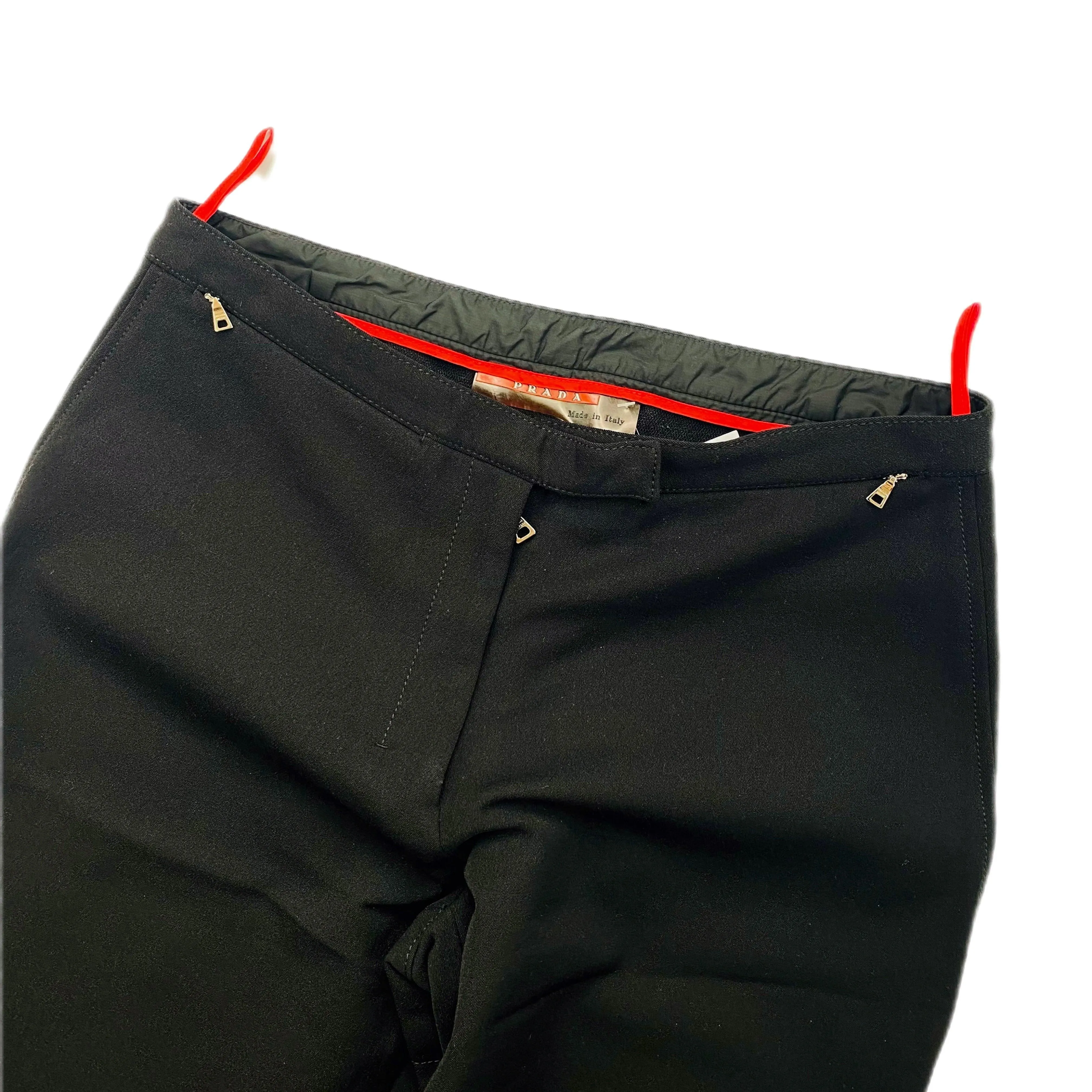PRADA 1999 GORETEX REMOVABLE ANKLE WARMERS TROUSERS