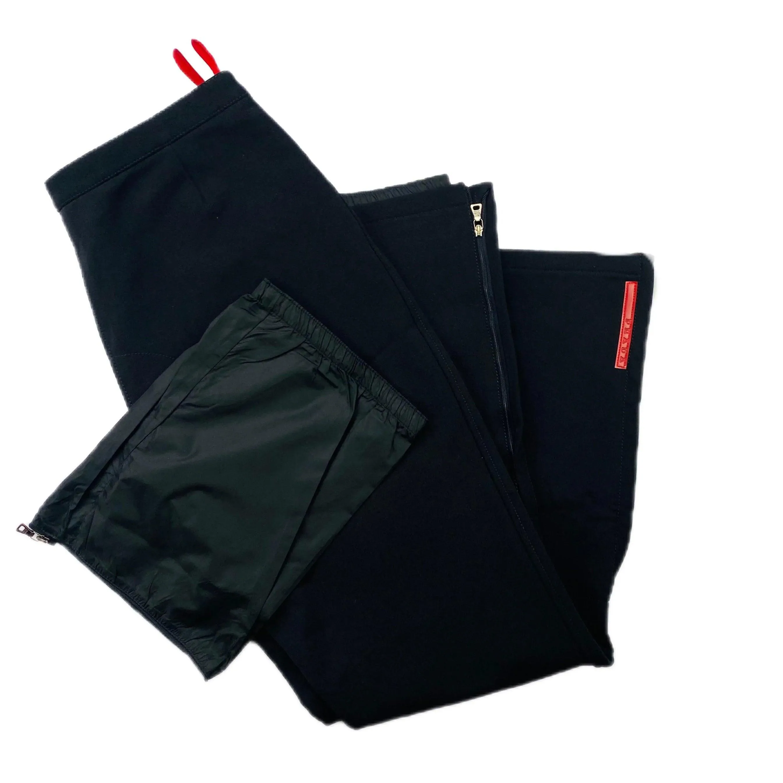 PRADA 1999 GORETEX REMOVABLE ANKLE WARMERS TROUSERS