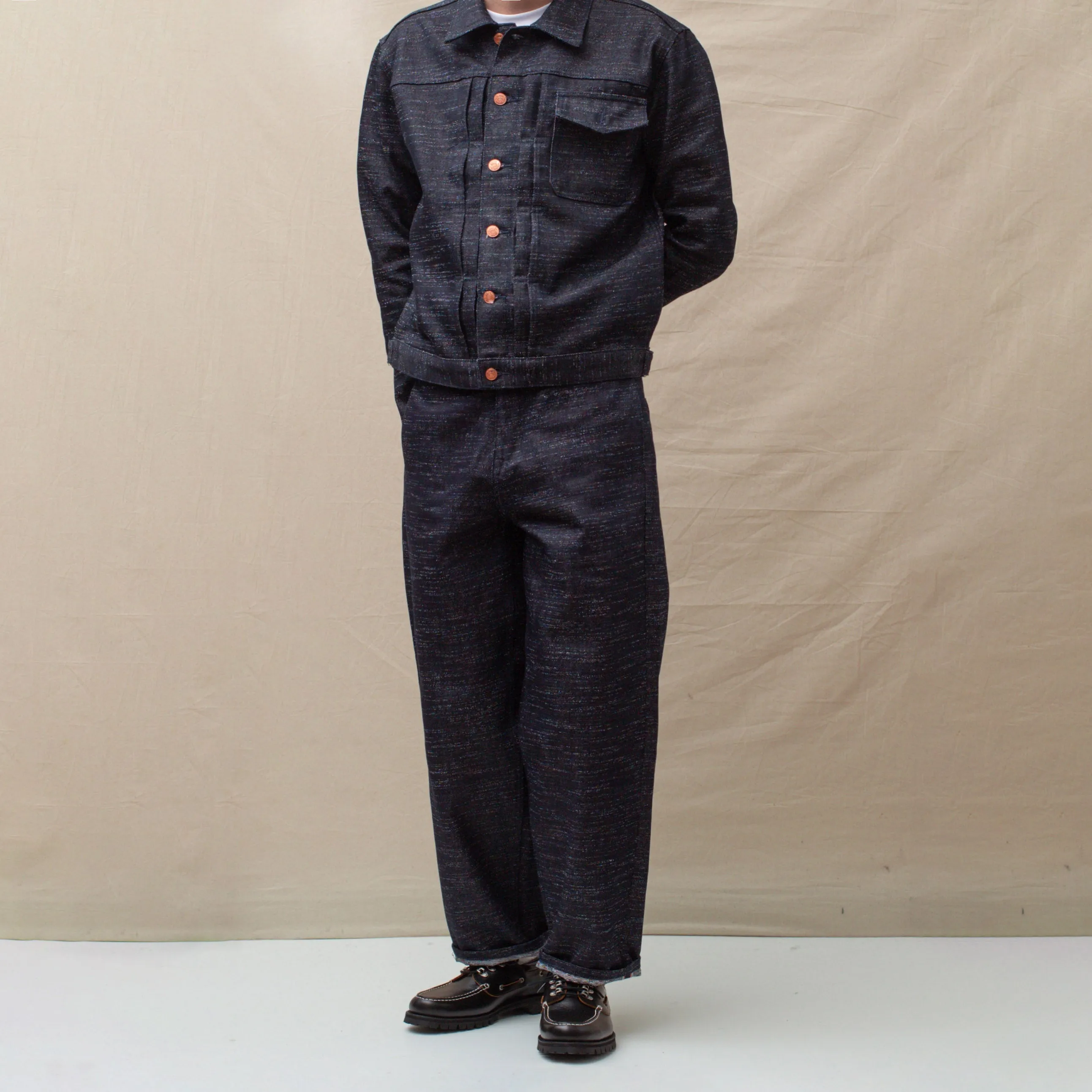 RAINBOW SELVEDGE STRAIGHT LEG DENIM JEAN - RAW INDIGO
