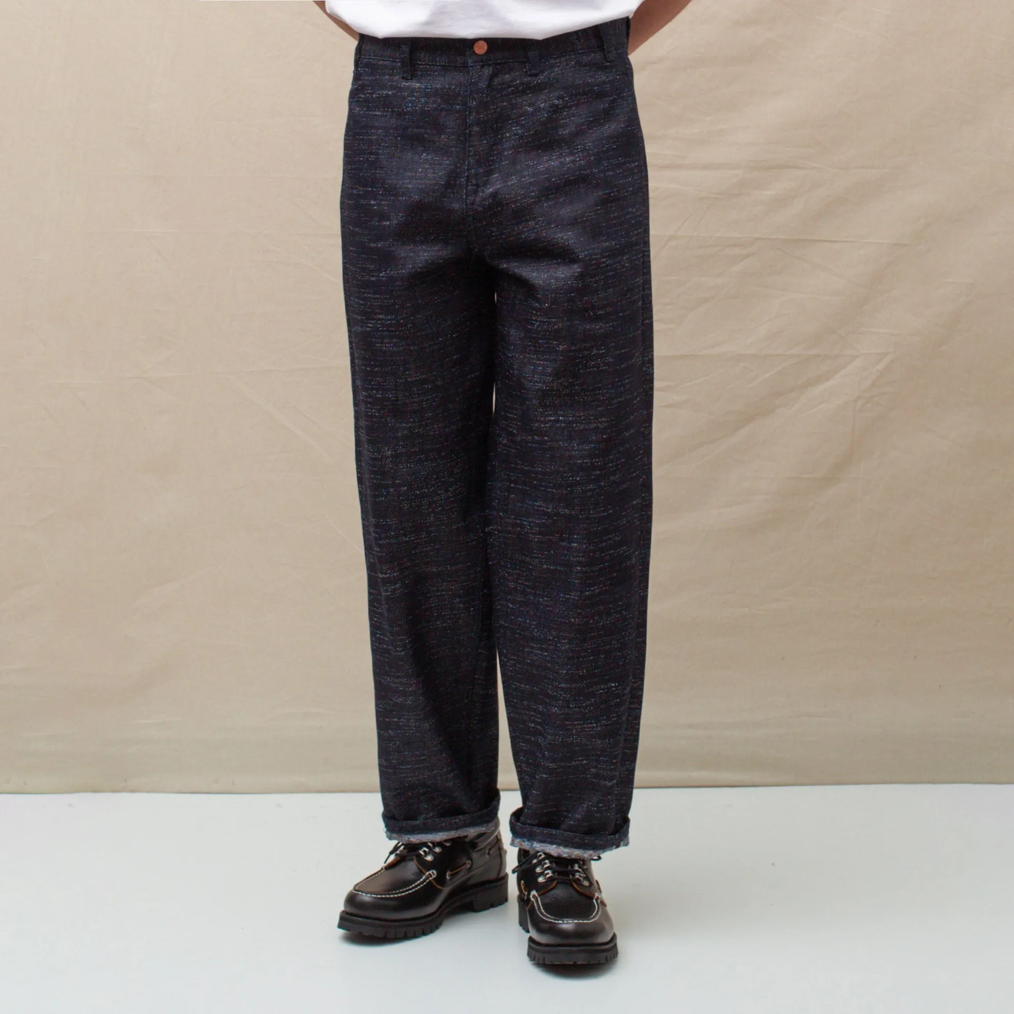 RAINBOW SELVEDGE STRAIGHT LEG DENIM JEAN - RAW INDIGO