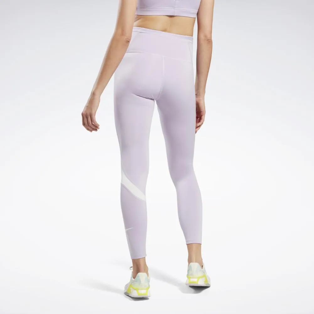 Reebok Apparel Women Workout Ready Vector Leggings PUROAS