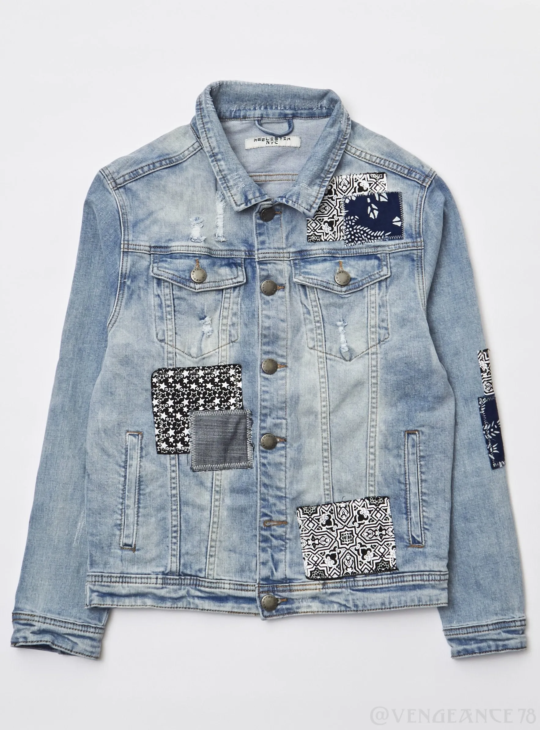 Reelistic Jacket - Bandana - Blue - RST-4010J-2