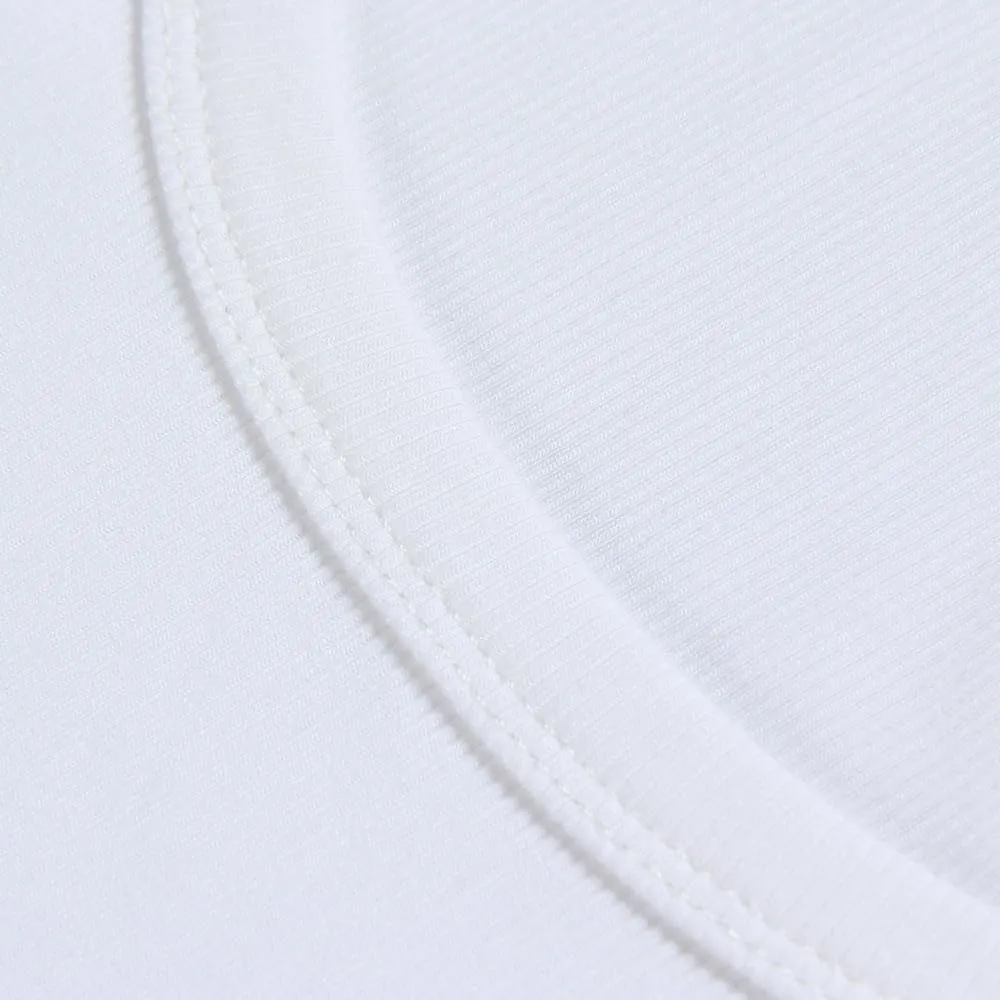 Roselux Women's Summer Scoop Neck Short Sleeve T-Shirts Ribbed Knit Slim Fitted Casual Basic Top