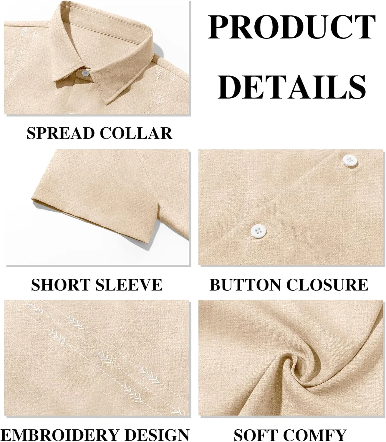 Runcati Mens Short Sleeve Guayabera Shirts Button Down Cuban Casual Mexican Shirts Summer Beach Wedding Linen Tops