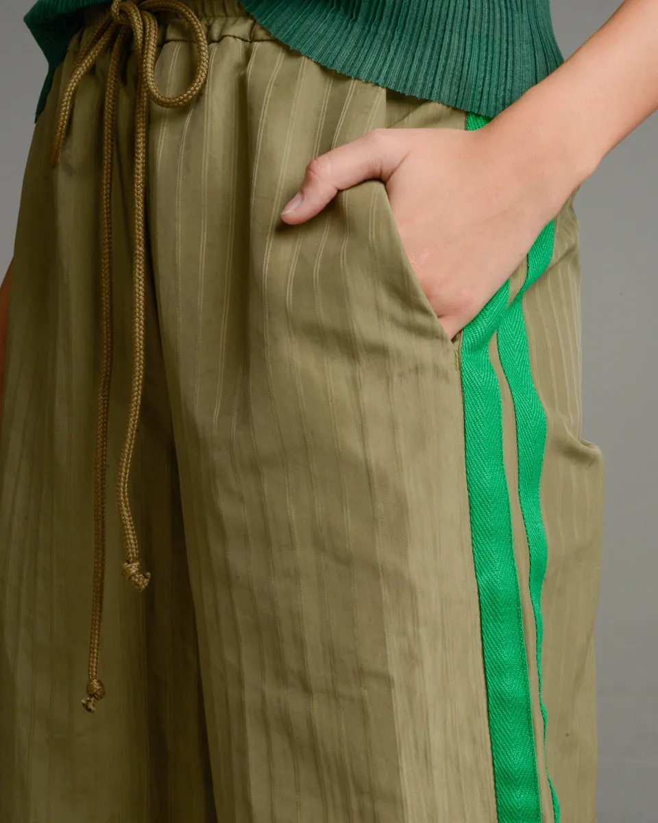 Sage Side Tape Pants