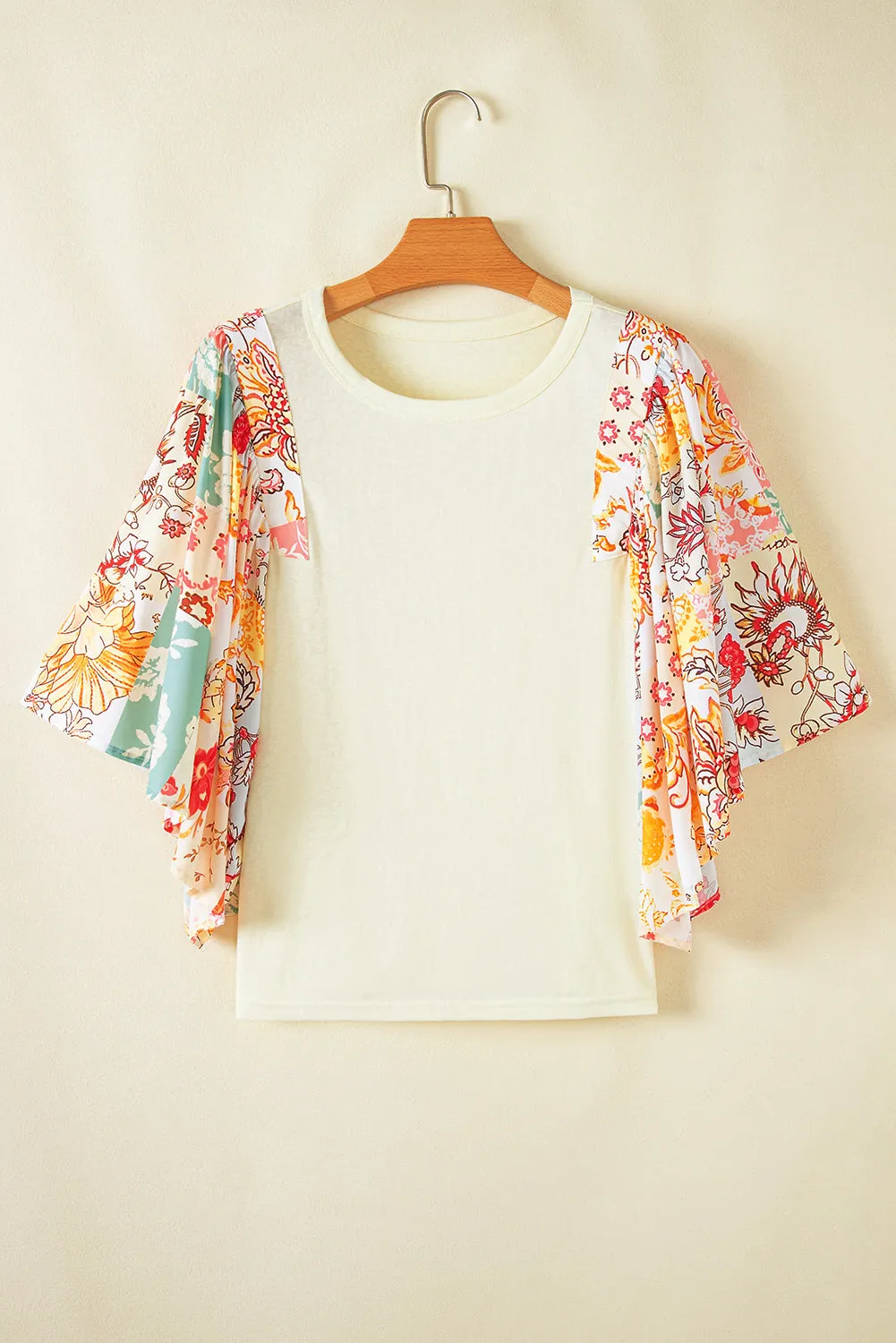 Sariyah Floral Half Batwing Sleeve Blouse
