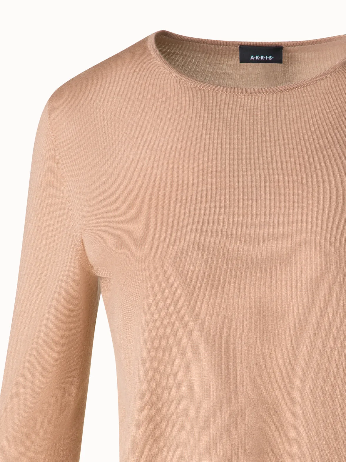 Seamless Cashmere and Silk Sweater