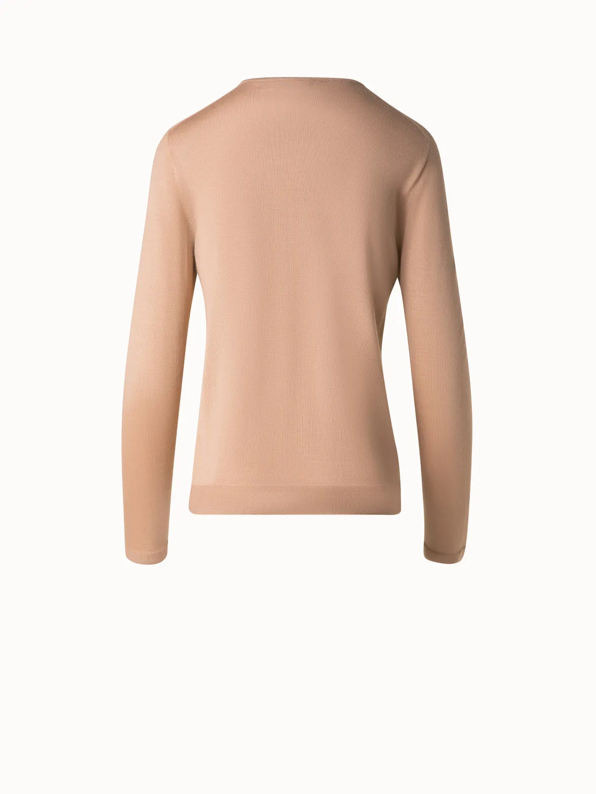 Seamless Cashmere and Silk Sweater