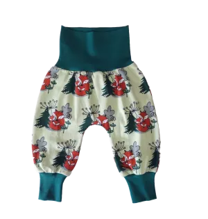Snuggling Foxes - Harem Trousers