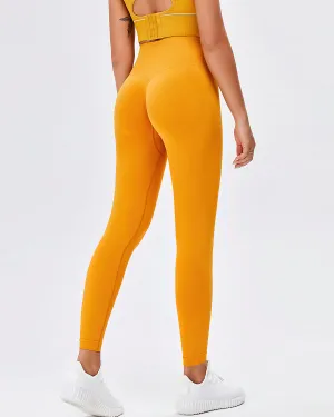 Sophia Seamless Leggings - Yellow