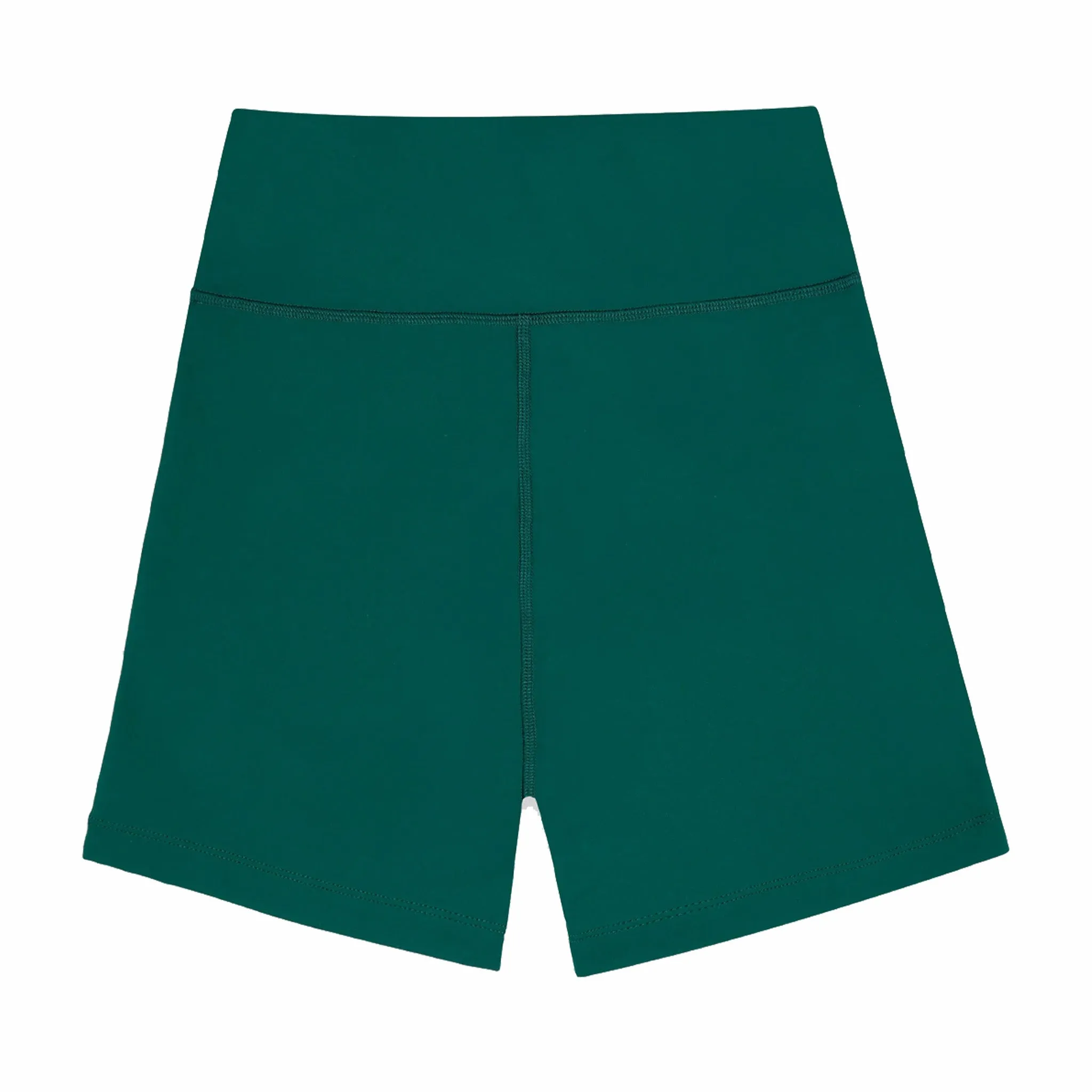Sporty & Rich Women's SR Runner Biker Shorts (Alpine/White)