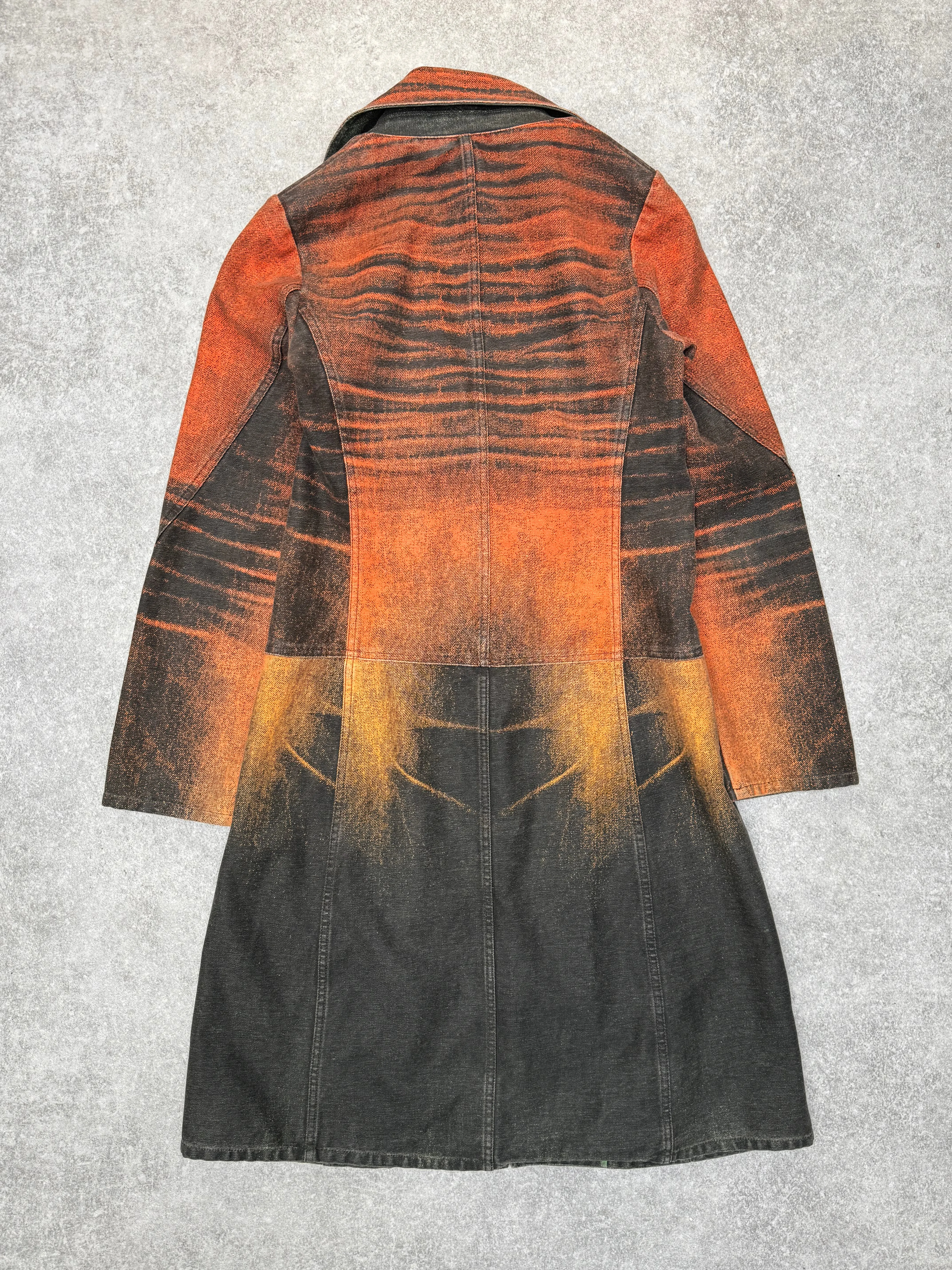 S/S 2004 Just Cavalli Sunset Vitality Long Denim Jacket