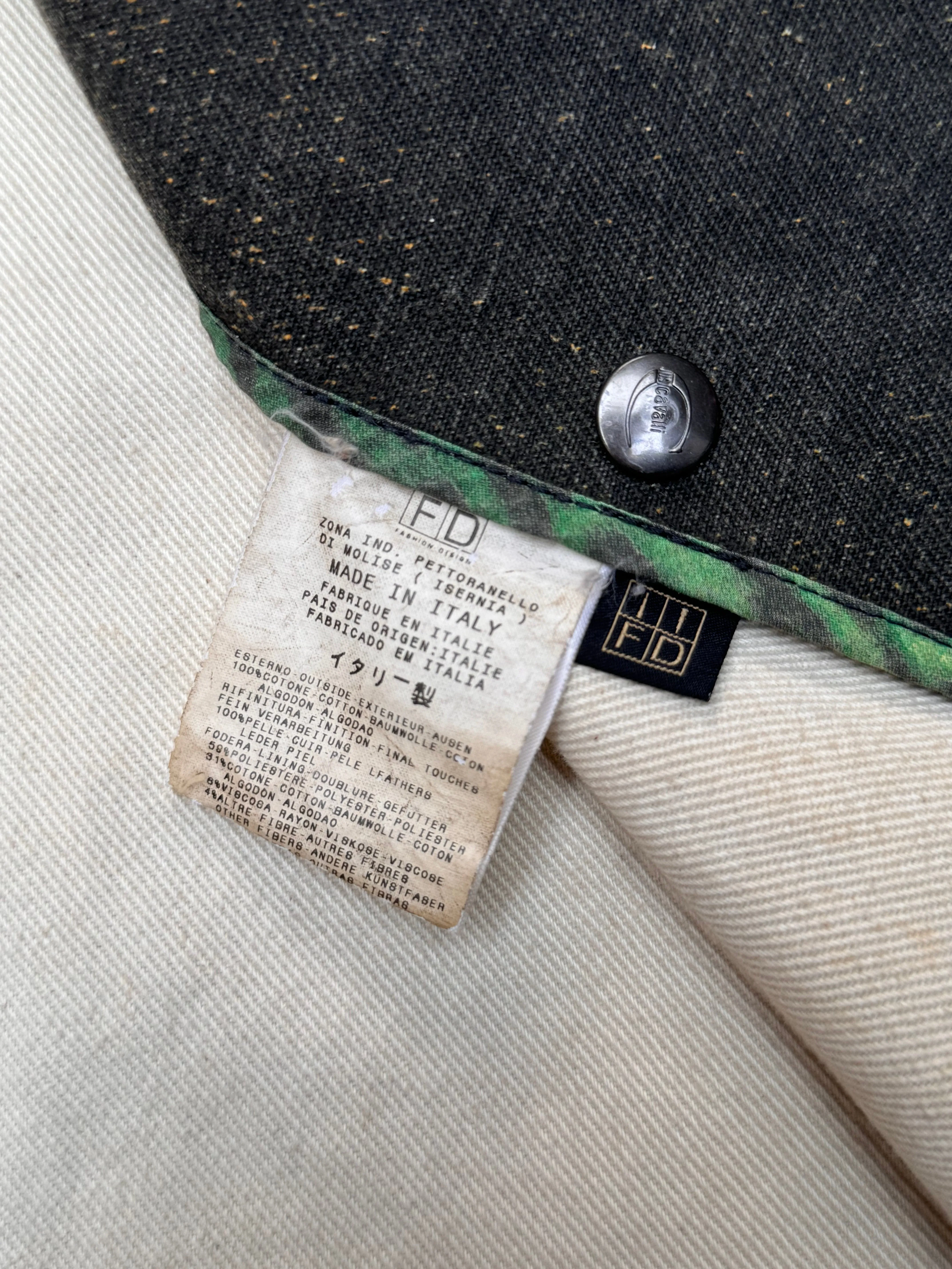 S/S 2004 Just Cavalli Sunset Vitality Long Denim Jacket