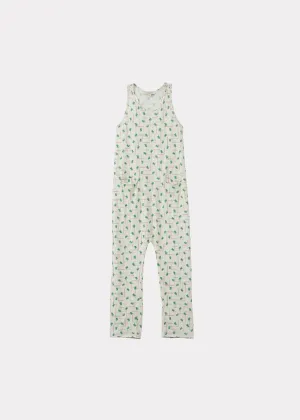SWORDFISH CHILDREN'S COTTON ROMPER - ROSE POP GEO PRINT