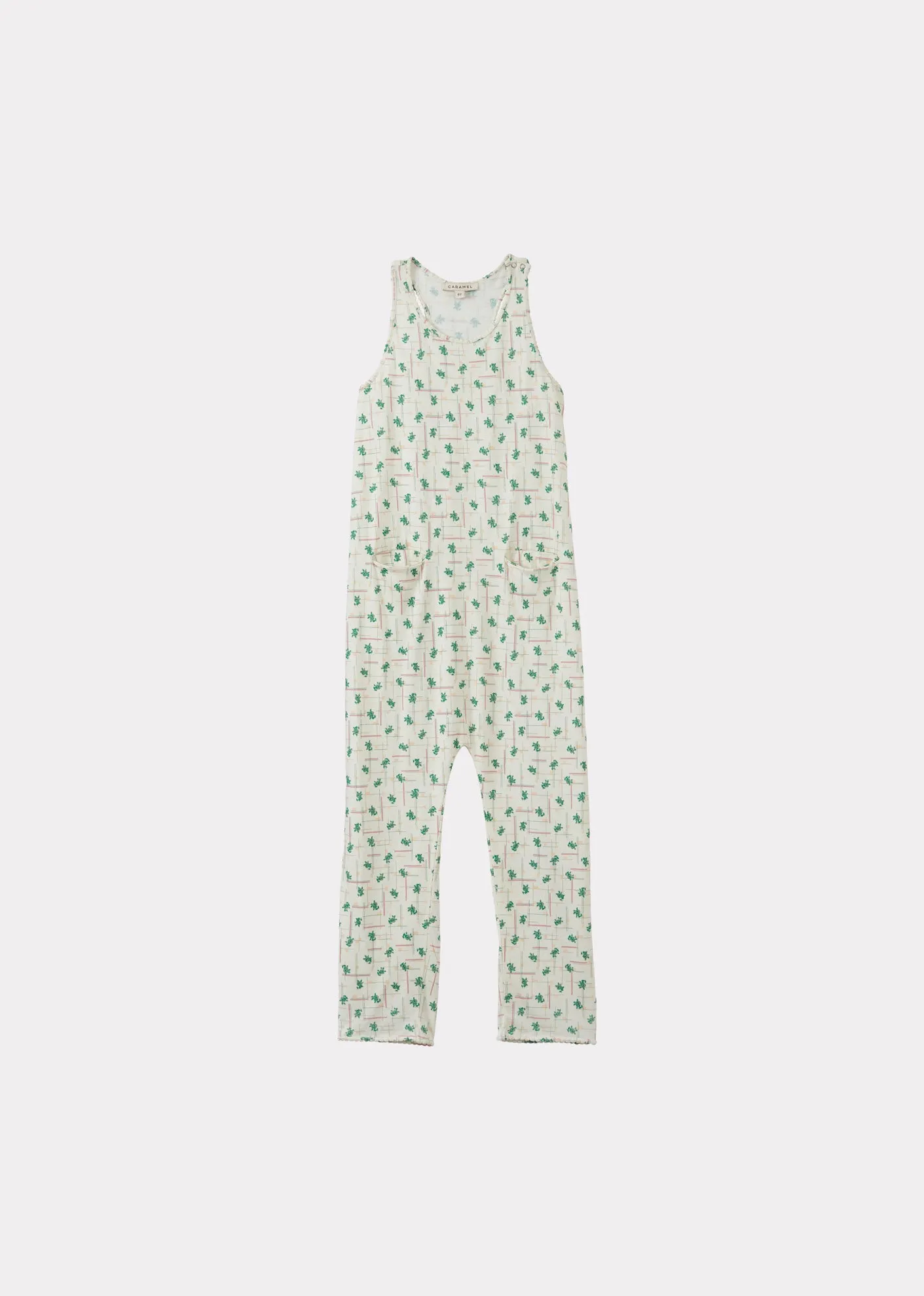 SWORDFISH CHILDREN'S COTTON ROMPER - ROSE POP GEO PRINT