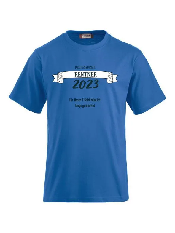 T-Shirts bedrucken mit Spruch - Professional Rentner 2023