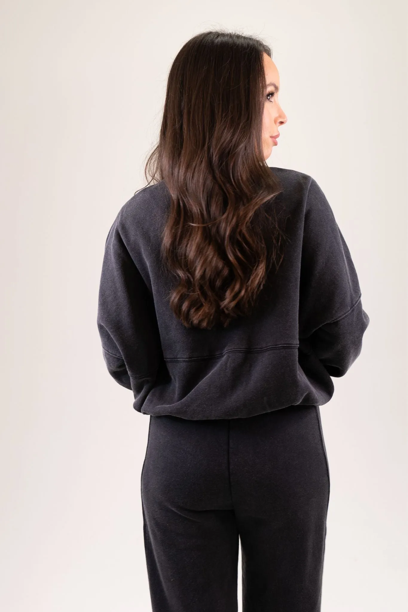 Taylor Bomber Style Jacket In Black